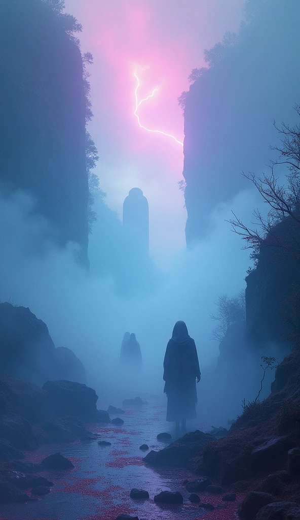 mysterious fog, iridescent, neon dust, shading effects, gradation magic effects, foggy filter effects, glitter effects, graphic CG digital art