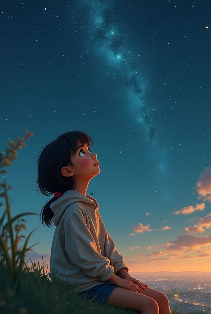 A brown girl who loves astronomy