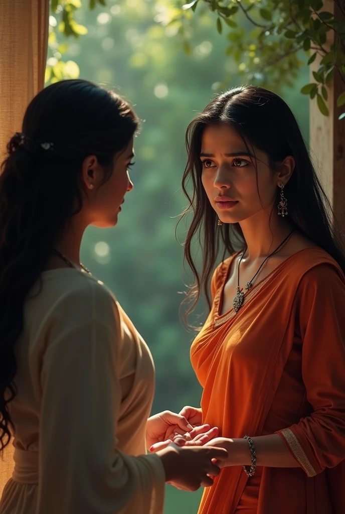 But Maya refused. Radha asks why,