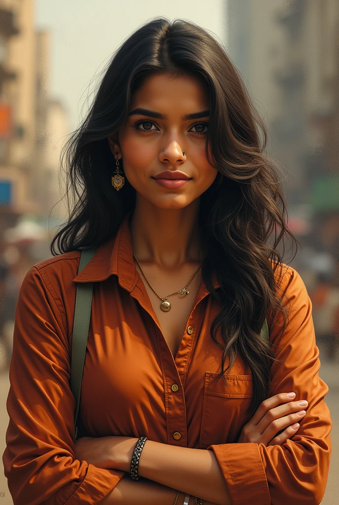 Radha is a social activist,