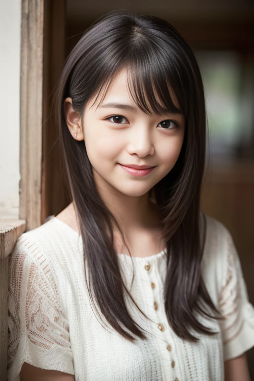 (8k),(masterpiece),(High resolution),(Realistic:1.4),Japanese,(),Childish:1.3,((Innocent look)),Pure,from the front,smile,((cute)),((超cute)),Innocent,Kind eyes,((Double Eyes)),(Dark Eyes),Beautiful eye and skin details,(Realistic skin texture:1.3),(((High nose:1.3))),White camisole dress,Turning,((Embarrassing:1.5)),((shy:1.5)),A carefree smile,Black Hair,Child's body shape:1.5,((thin)),summer,noon,bright,Metasequoia Avenue,Straw hat,(((Flat Chest:1.5)))