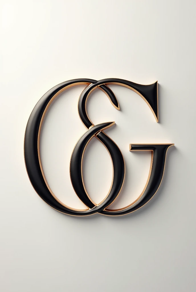 Create o logo of letter gg