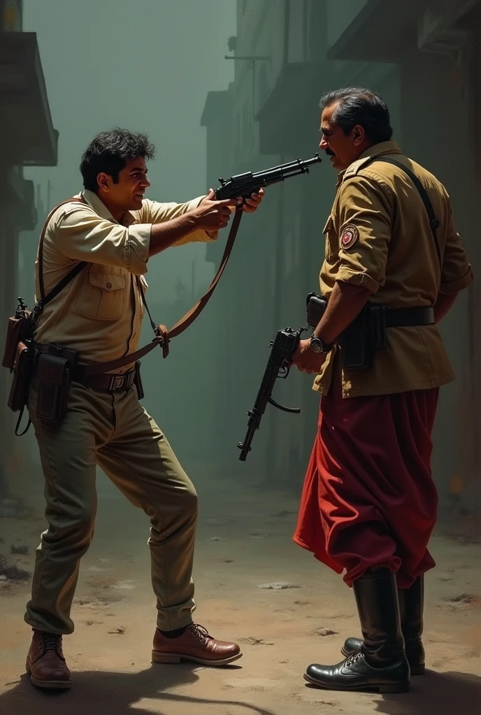 Bengali patriot shooting british man