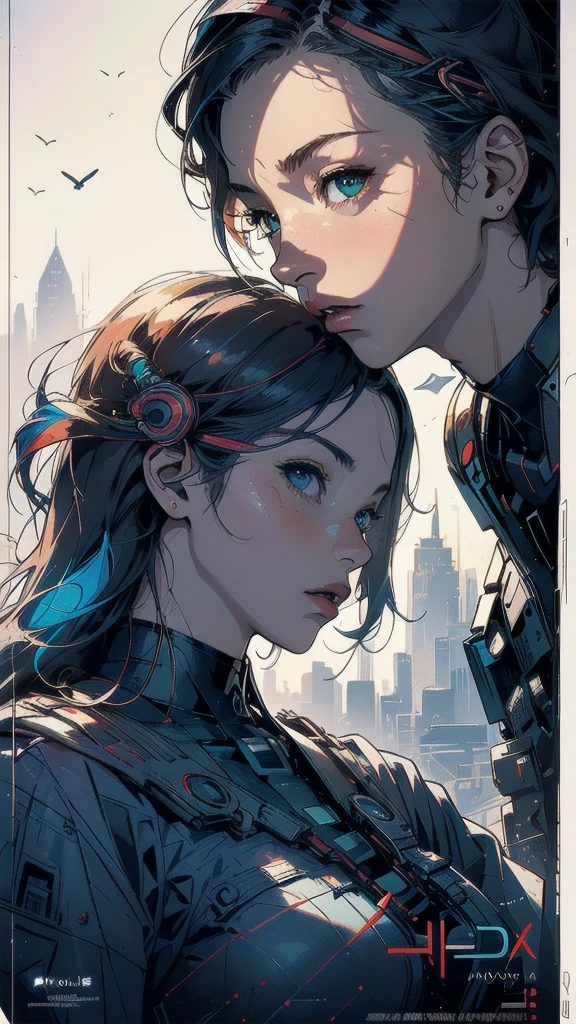(((masterpiece, highest quality))),(((solo:1.2))),(((1girl:1.2))),32k wallpaper, very detailed, poster, vintage science fiction,(((((geometric cinematic movie poster))))), (bauhaus), shape,(((abstract))),(mid century modern),movie poster,(((((portfolio))))),(((((Close-up))))),(((((bust up))))),((((more various angle)))),(((highlight))),Vast landscape,((((heterochromia)))),(((complete. detailed face))),(((Extremely talented))),(((most complecated machine))),((Overall colorfully)),(((((Absolutely no background))))),(((Oracle)))