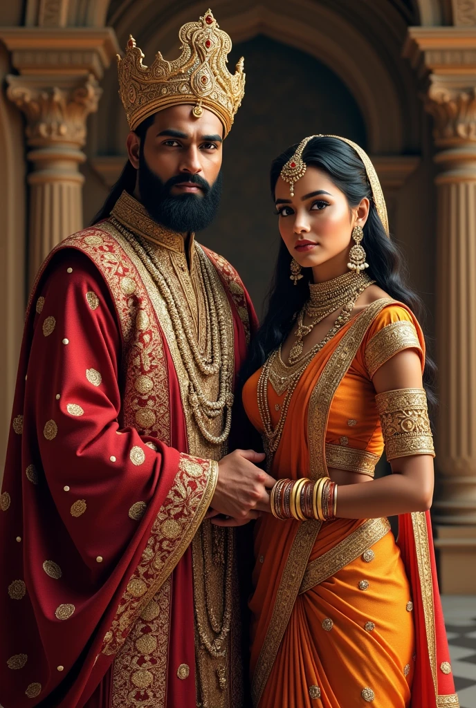 Indian king and qeen adult