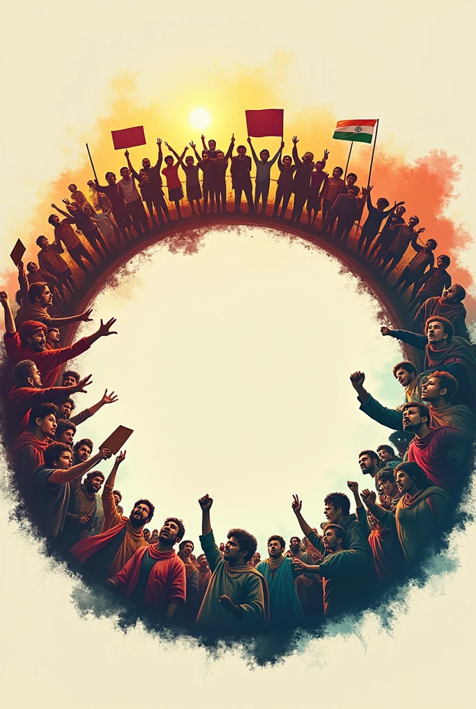Indian independence day poster background