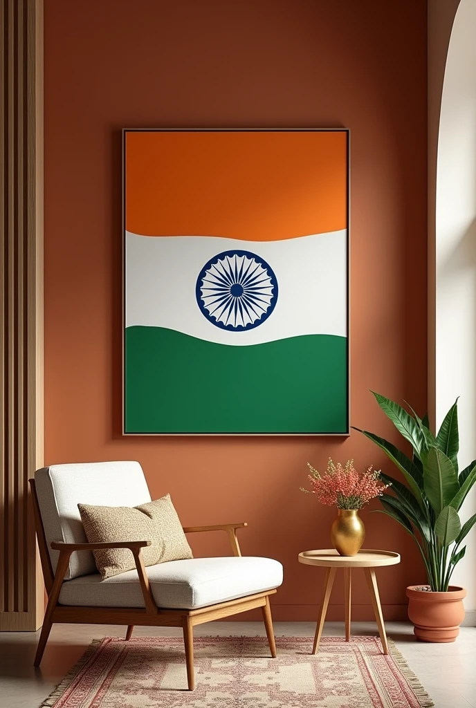 Instagram post for interior design studio theme Indian flag