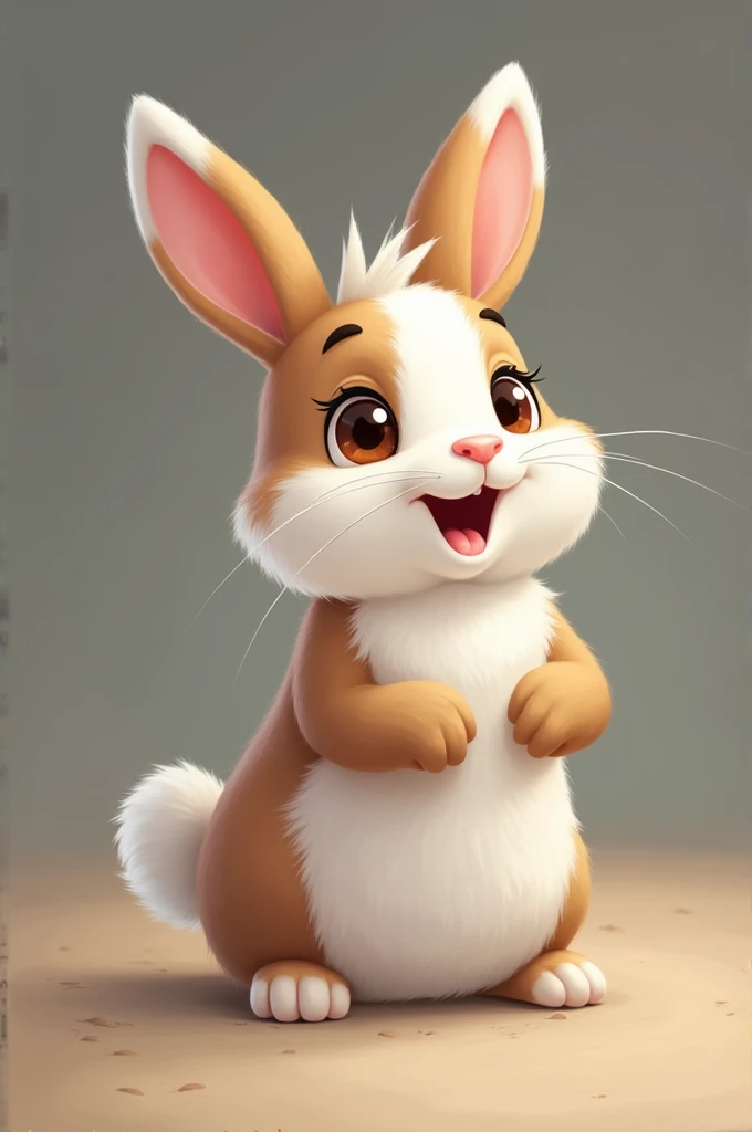 Benny the Bunny*

- Age: 6
- Personality: Curious, playful, and a bit mischievous
- Appearance: Fluffy white and brown fur, big bright brown eyes, and a twitchy little nose
- Special trait: Loves to hop and jump around
