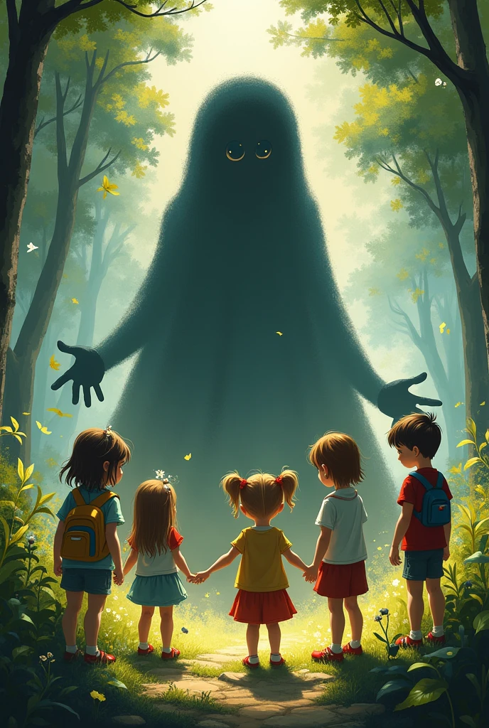 Enfants et une ombre 