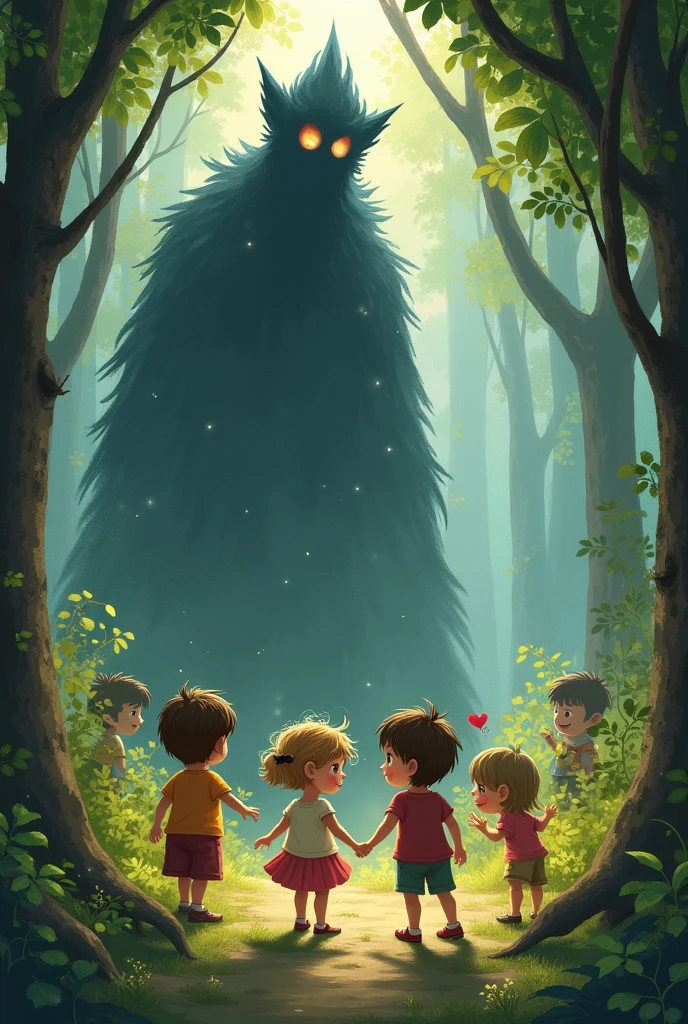Enfants et une ombre 