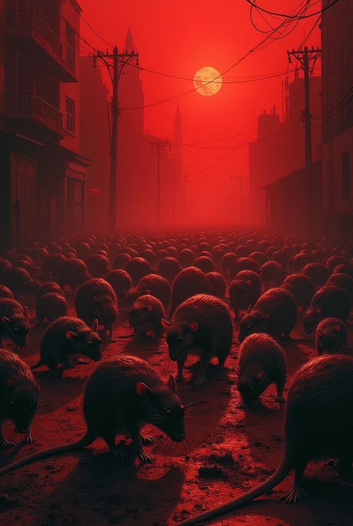 Red with rats 