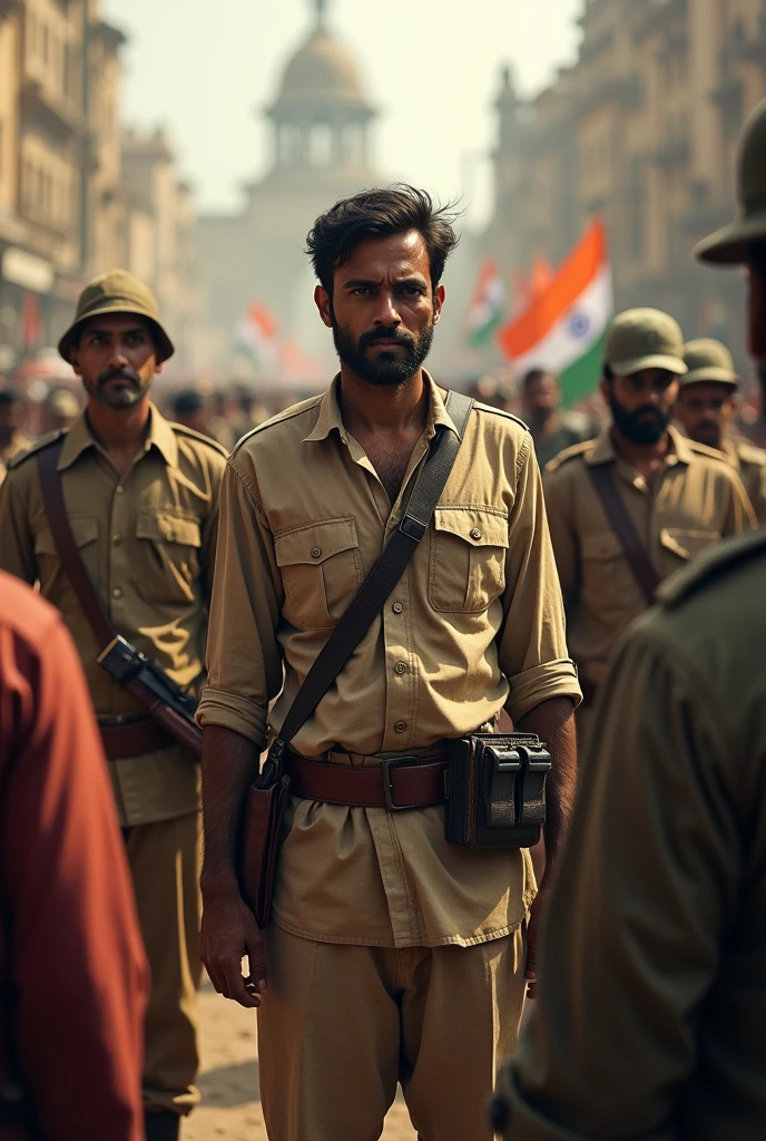 Indian patriot arrested by british