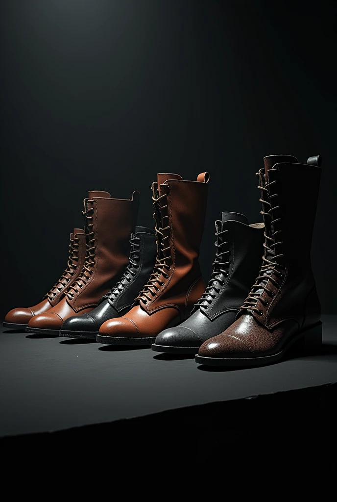 Black background and mini secret and shoes collection on the front for