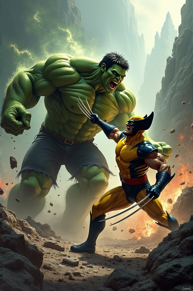 Hulk vs Wolverine