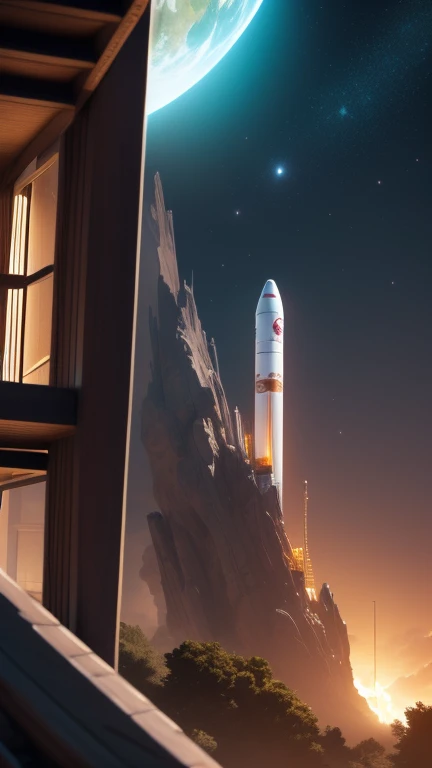 Fantasy,On a different planet,A giant cigar-shaped spaceship is stationary.,The spaceship is broken,Outside the spacecraft, A beautiful female astronaut is making repairs,Flat Chest,Young face,Young body,There are a lot of wrecked spaceships,Expansiveness,Great details,Cinema Lenses,Wide-angle composition,Hazy,starry skies,stairs of light