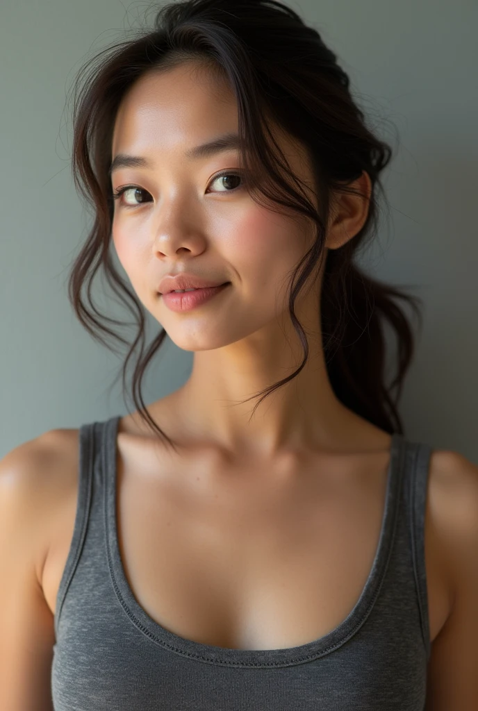 A photo without a muscular profile