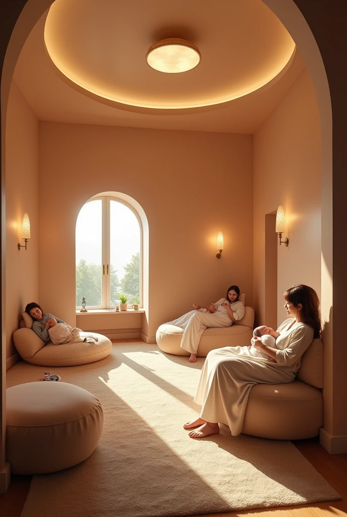 created separate rooms for lactating women.