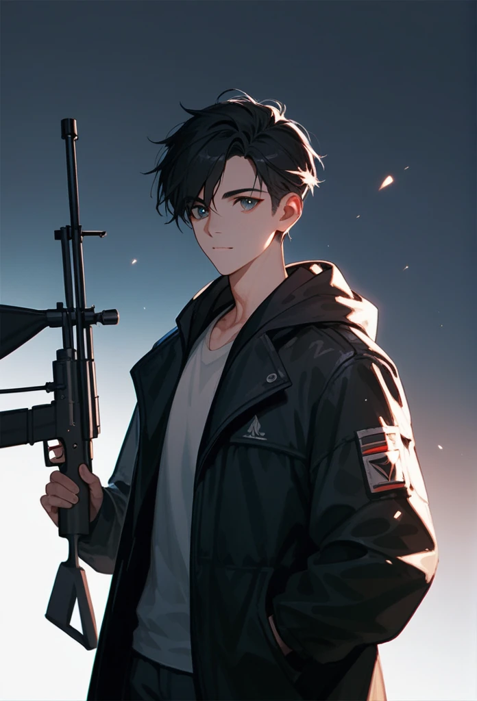 boy holding a sniper
Drop Shadow, Vignetting, Ray Tracing, Cinematic Lighting,