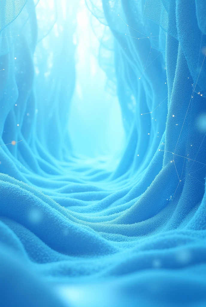 Abstract scientific pattern background with light blue tones"