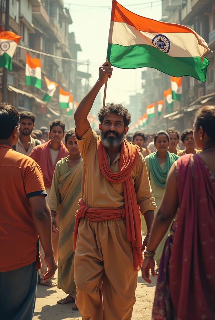 78th independence day in India
Saylout poor people