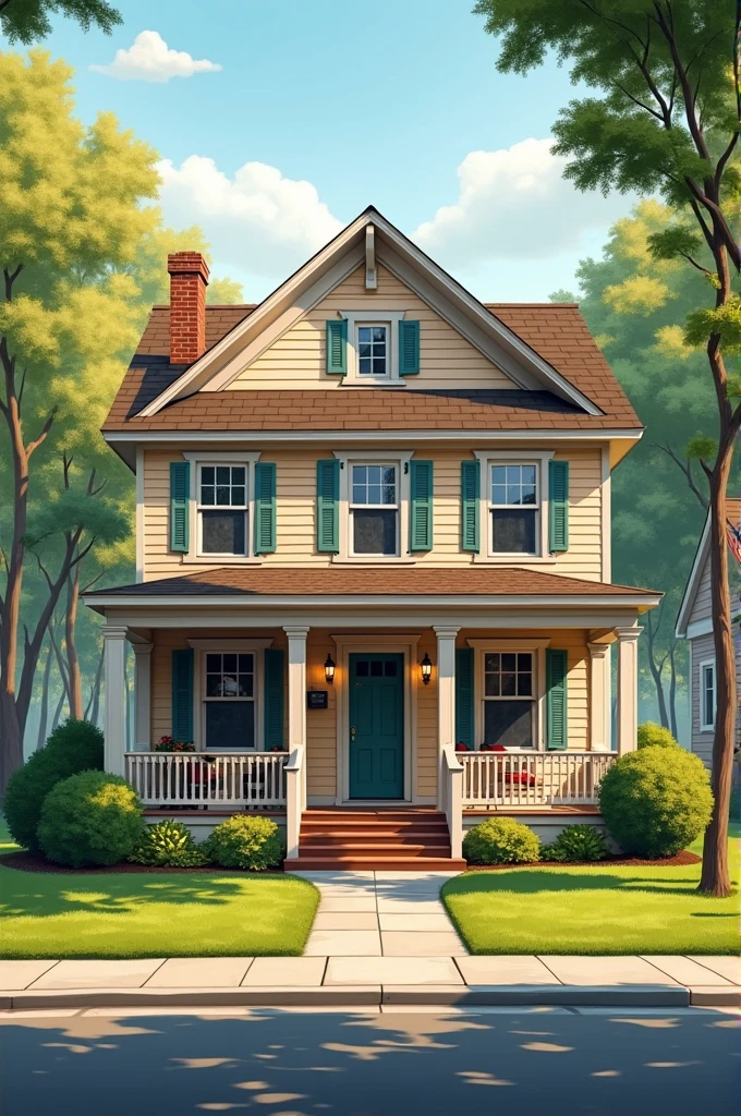 Home by two trap front of