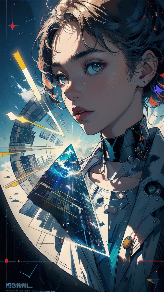 (((masterpiece, highest quality))),(((solo:1.2))),(((1girl:1.2))),32k wallpaper, very detailed, poster, vintage science fiction,(((((geometric cinematic movie poster))))), (bauhaus), shape,(((abstract))),(mid century modern),movie poster,(((((portfolio))))),(((((Close-up))))),(((((bust up))))),((((more various angle)))),(((highlight))),Vast landscape,((((heterochromia)))),(((complete. detailed face))),(((Extremely talented))),(((most complecated machine))),((Overall colorfully)),(((((Absolutely no background))))),(((spiritual)))