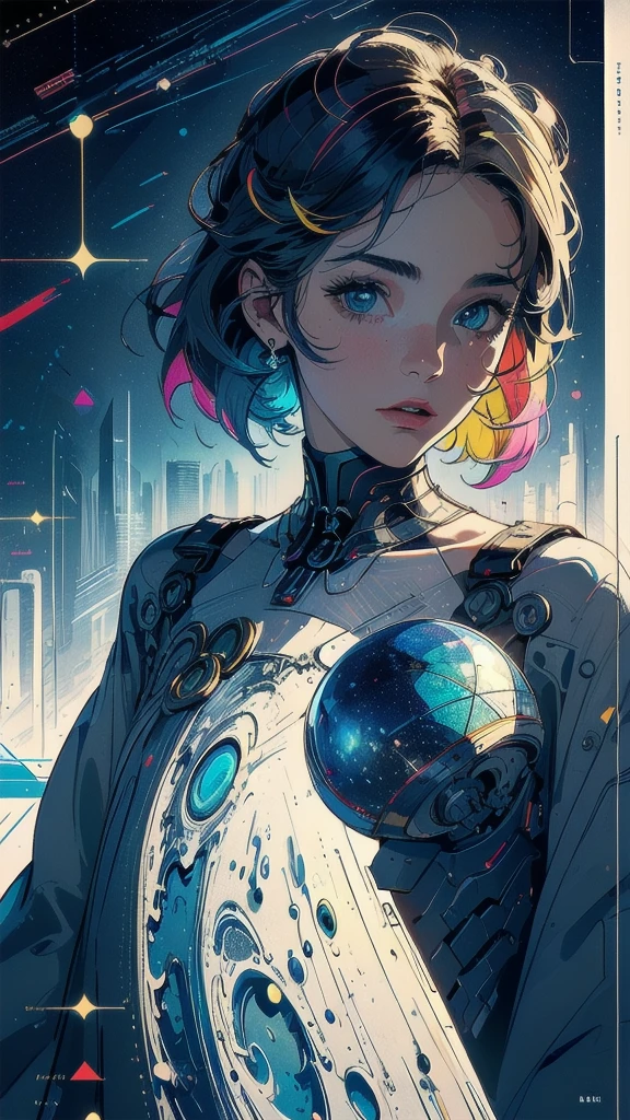 (((masterpiece, highest quality))),(((solo:1.2))),(((1girl:1.2))),32k wallpaper, very detailed, poster, vintage science fiction,(((((geometric cinematic movie poster))))), (bauhaus), shape,(((abstract))),(mid century modern),movie poster,(((((portfolio))))),(((((Close-up))))),(((((bust up))))),((((more various angle)))),(((highlight))),Vast landscape,((((heterochromia)))),(((complete. detailed face))),(((Extremely talented))),(((most complecated machine))),((Overall colorfully)),(((((Absolutely no background))))),(((spiritual)))