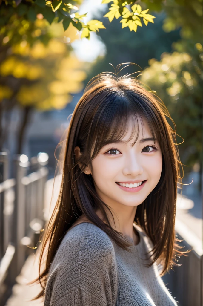Image resolution 8K、Representative works:1.3)、Beauty、1 female、(魅力的なbody:1)、abdomen:1.1、Dark Brown Hair:1.1、(body:1)、Super detailed facial features、Attractive lips、double eyelid、Wearing a fashionable and stylish V-neck shirt、Super realistic and super cute details、Japanese women、10th generation(18-year-old)、Adorable smile with a smile、Hair blowing in the wind、color々Hair style、Portrait in the studio、