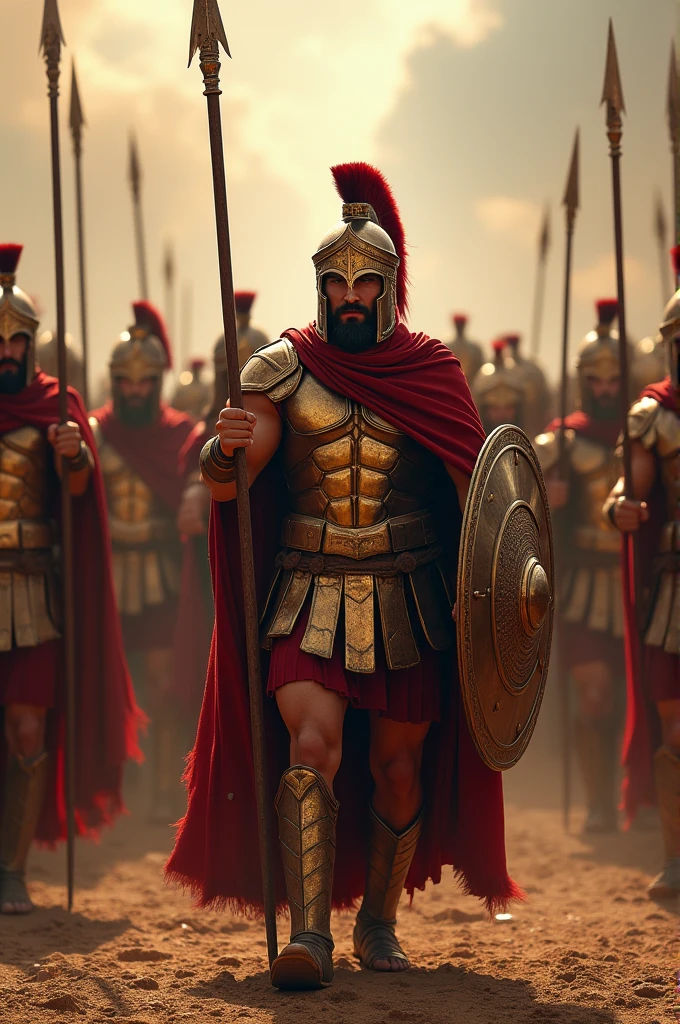 Spartan army in rage
