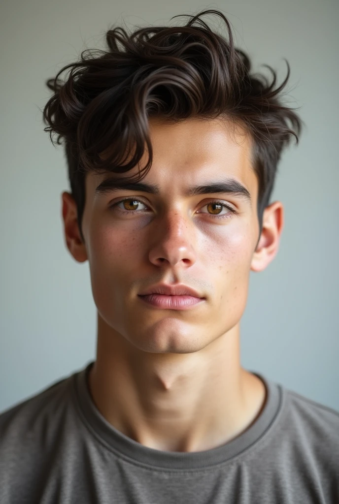 18 year old boy facing front side