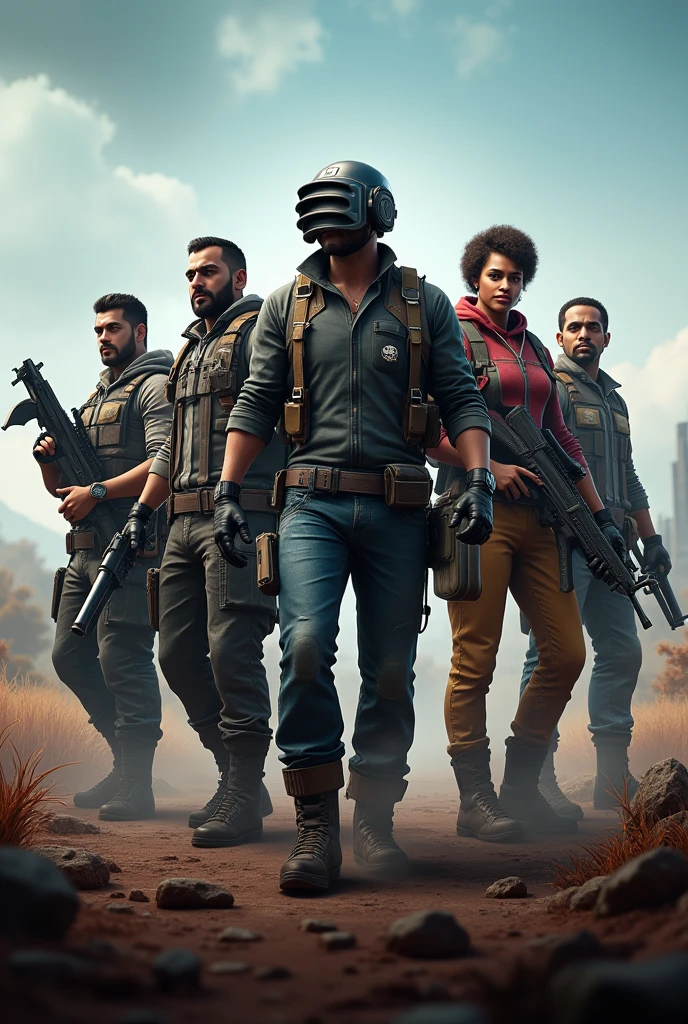 Bgmi image with squad