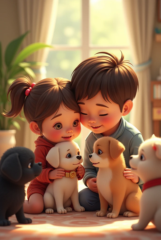 Bobo snuggling into Ali's hands, its tiny ears resting comfortably, while both of them sit together under a tree, their bond of friendship evident in their expressions.