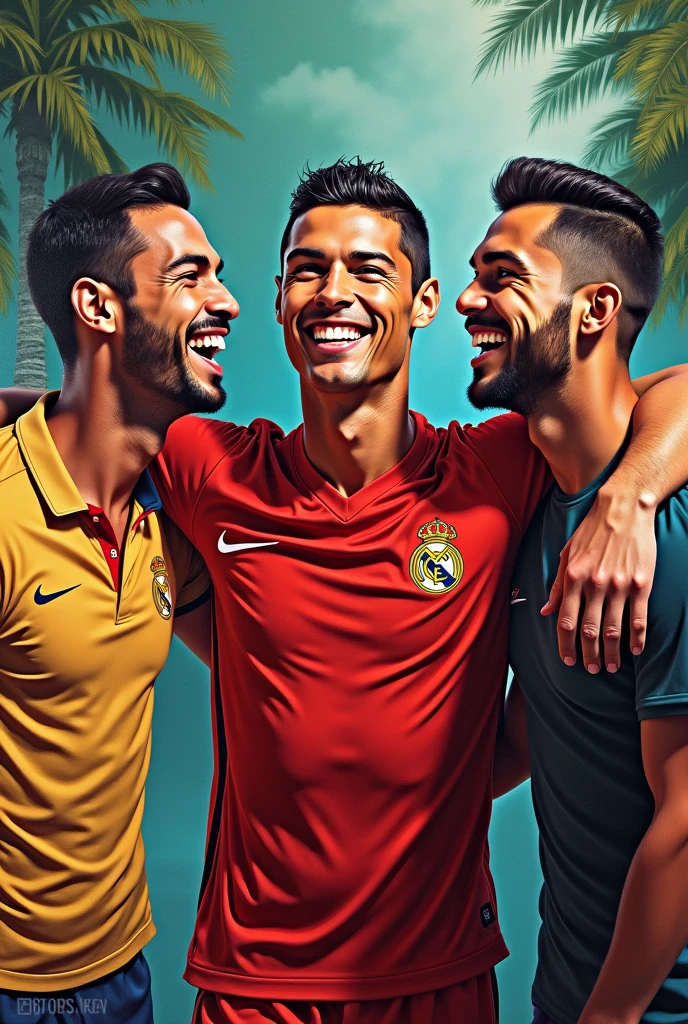 Ronaldo, Salaman, and Raffi Ahmad
