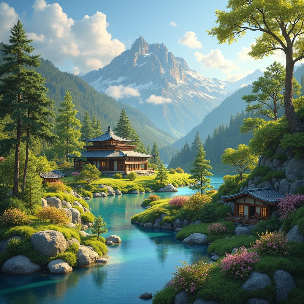 masterpiece, best quality, mini landscape
