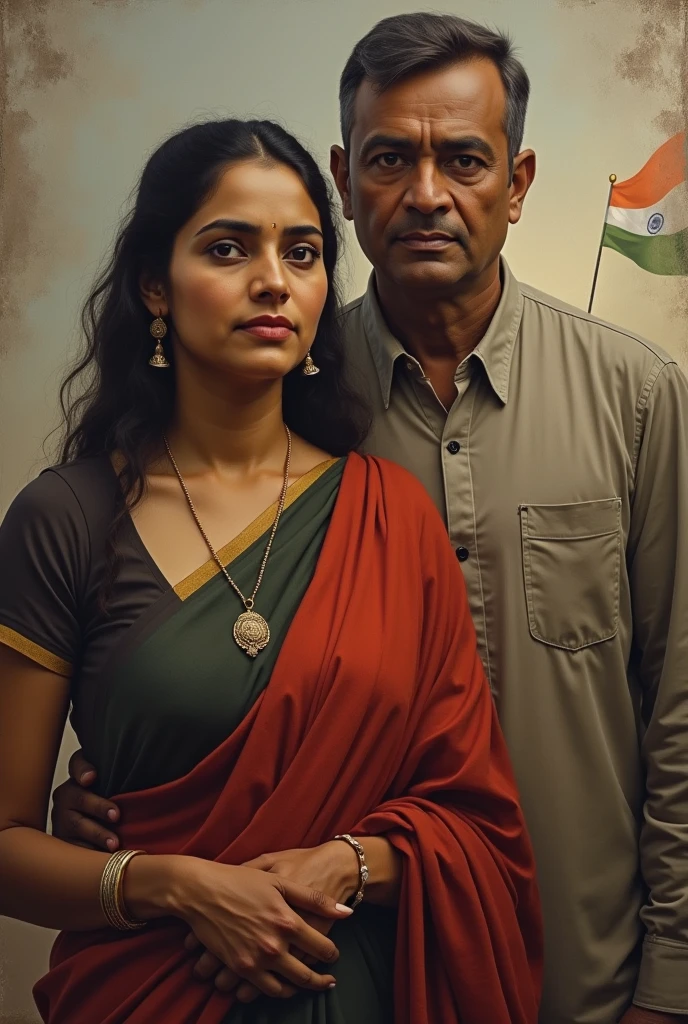 Kalpana Dutta with her husband