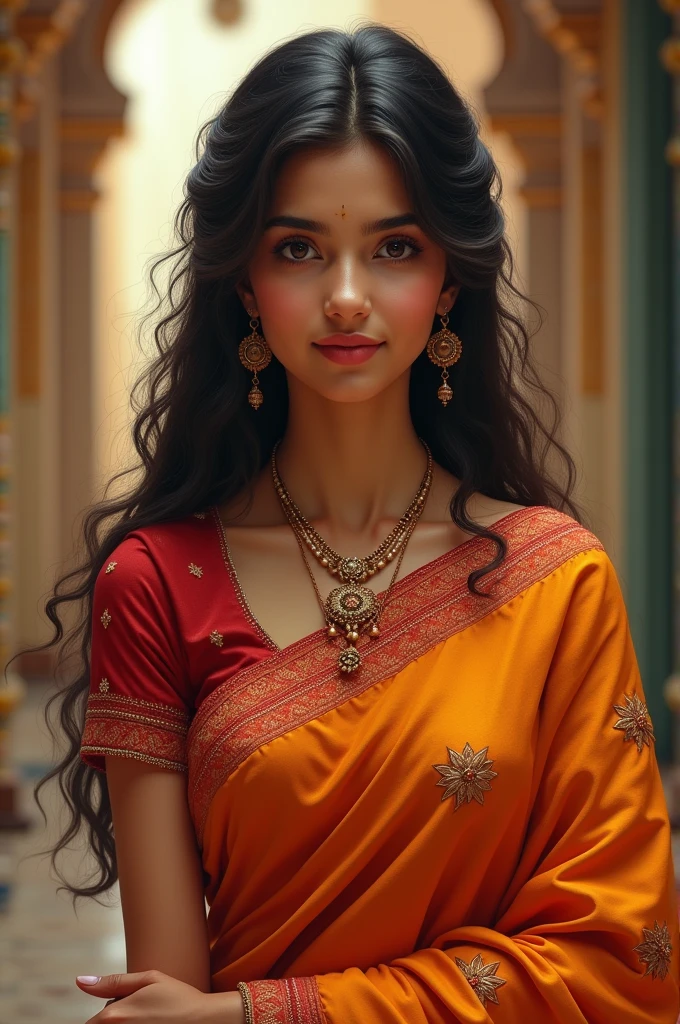 Indian girl in saree