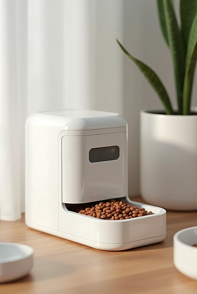 Design me an automatic pet feeder for my mini projects 