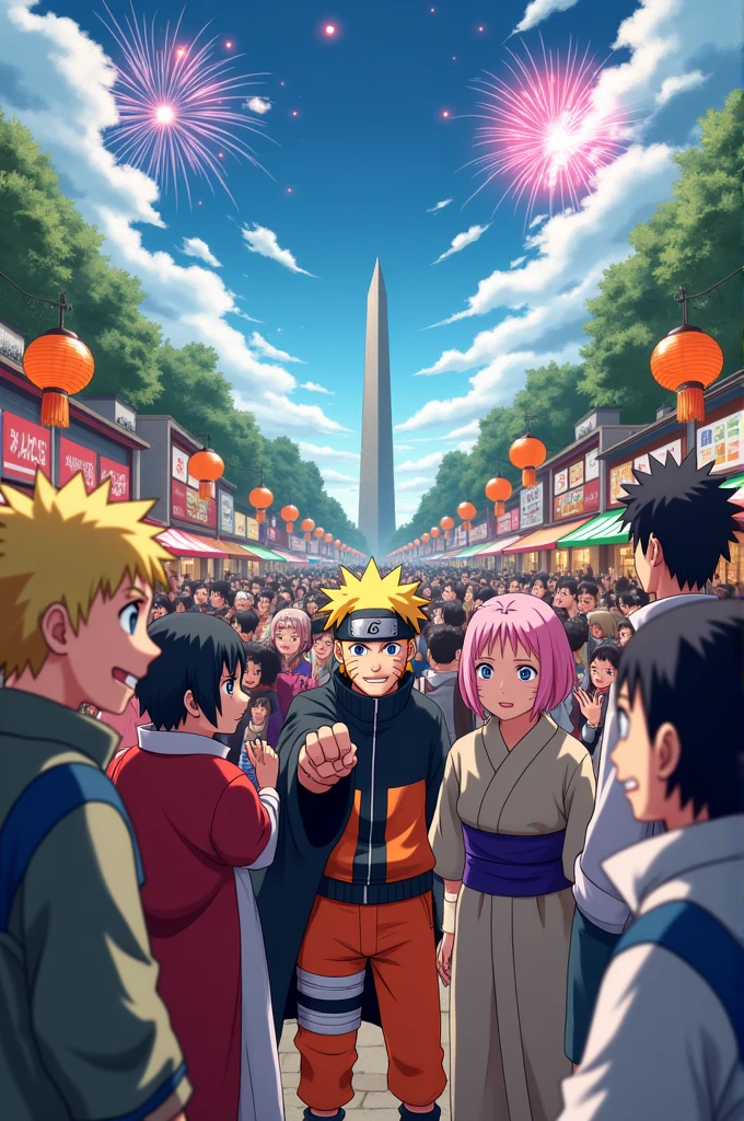 Independence day celebration Naruto anime