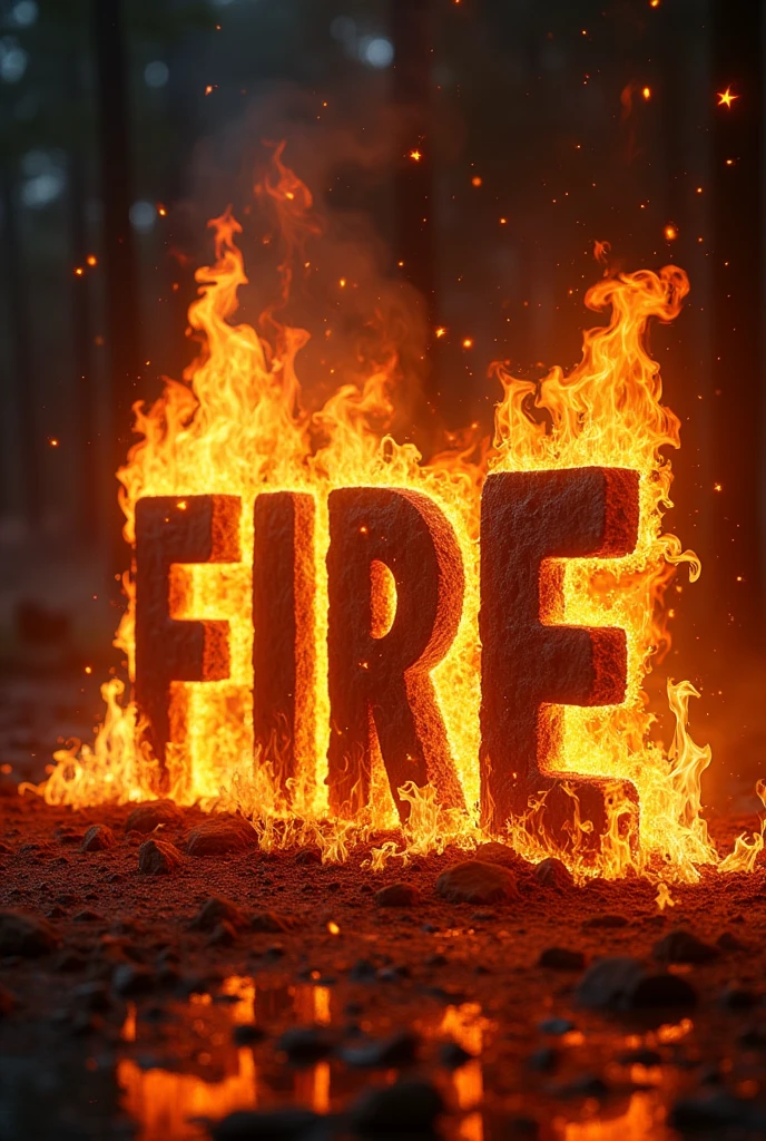LETTERS THAT SAY VS WITH FIRE