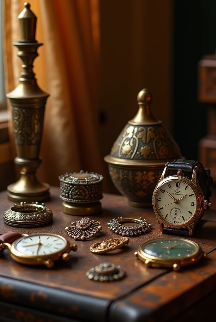 create Instagram account picture for vintage watches, vintage jewellery, vintage sunglasses and antiques seller named Bombay Vintage Club.