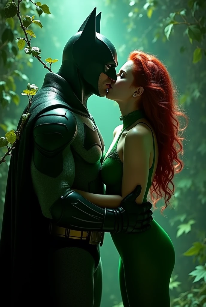 (Batman got Hypnotized by poison ivy kiss