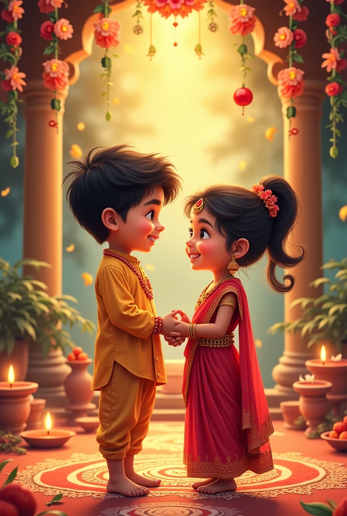 Happy Raksha bandhan brother and sister