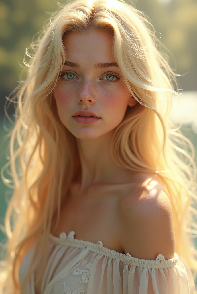 Beautiful blonde girl from