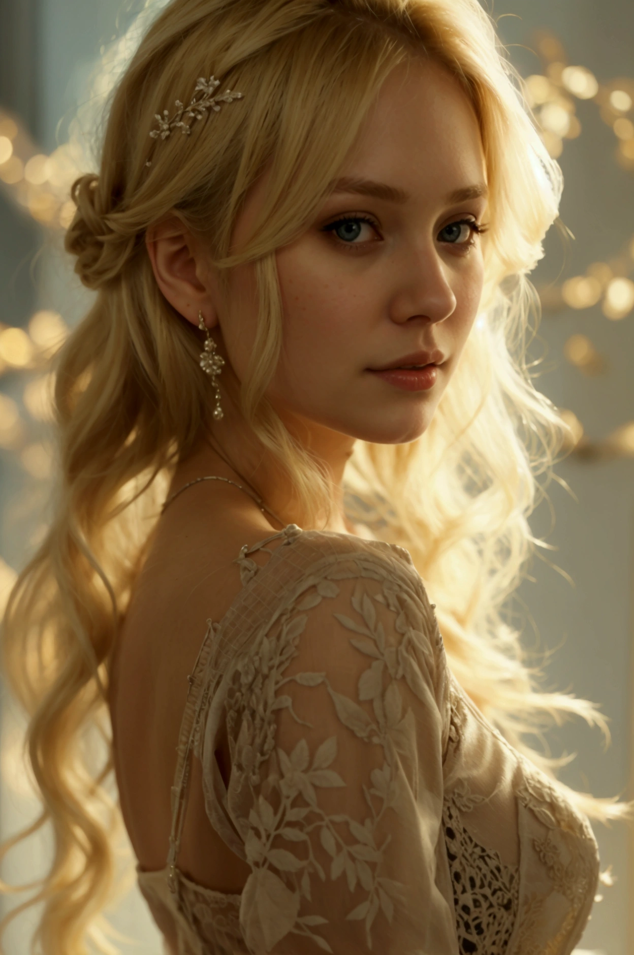 beautiful blonde girl