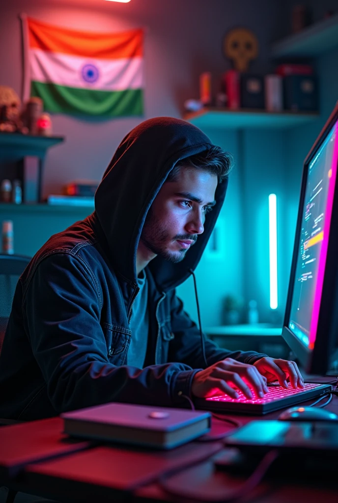 A hacker who celebrate independence day india