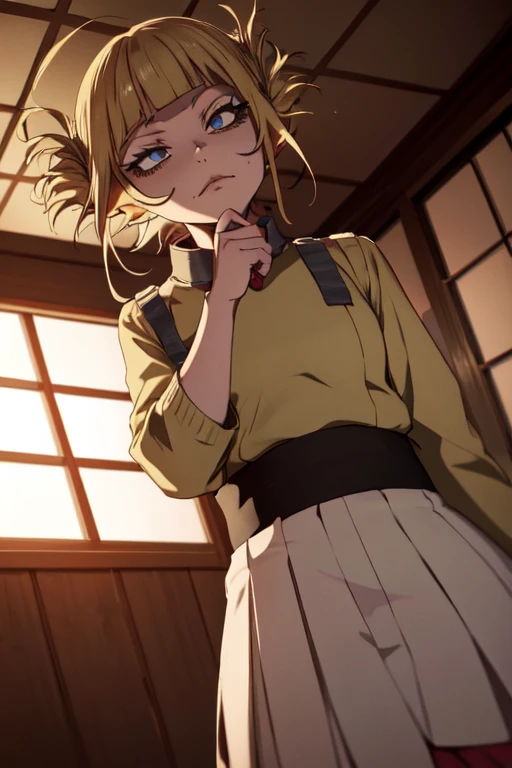 himiko toga,(boku no hero academia),(dressing),+,(a traditional Japanese female school uniform)