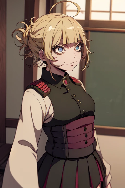 himiko toga,(boku no hero academia),(dressing),+,(a traditional Japanese female school uniform)