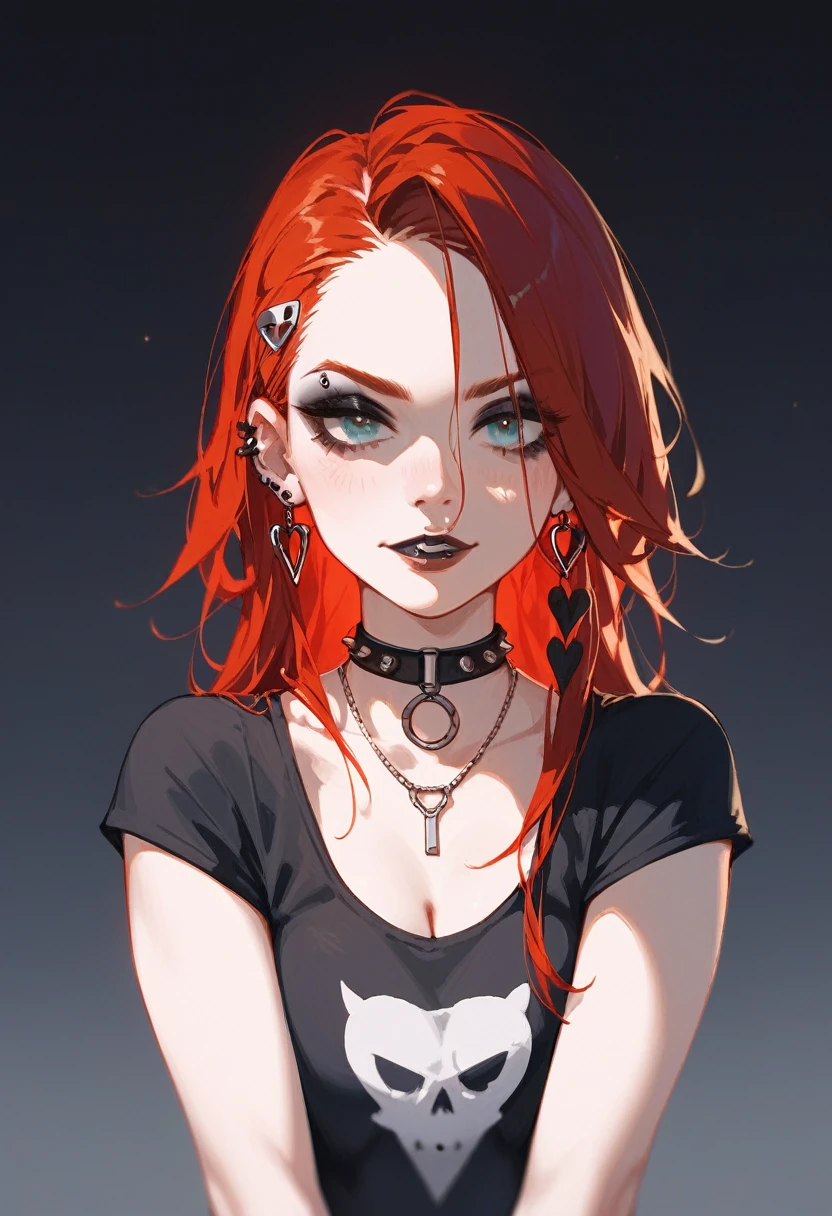 goth,redhead