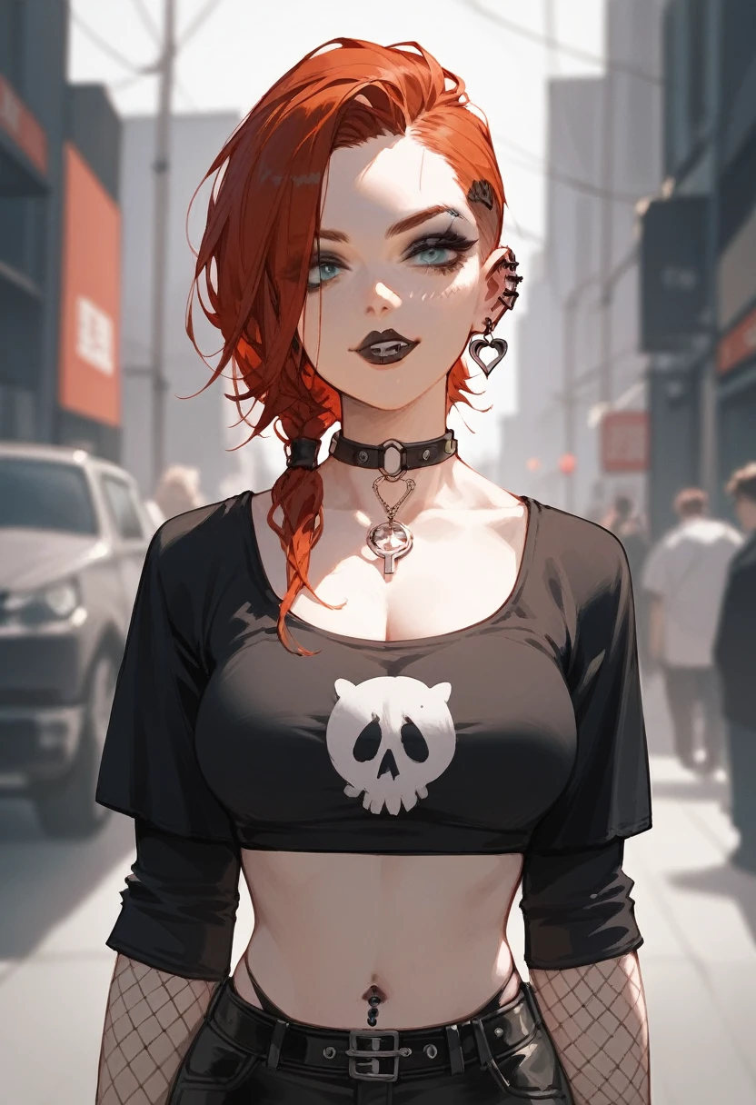 goth,redhead