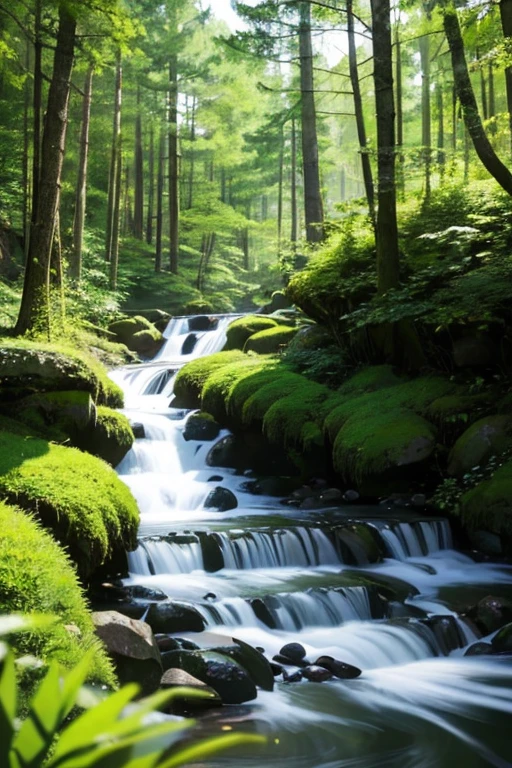 Highest quality、Lush forest